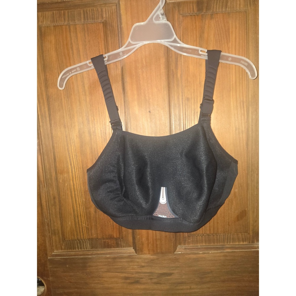 Triumph Triaction Gravity Lite N EX Sports Bra Black High Impact 40D Womens